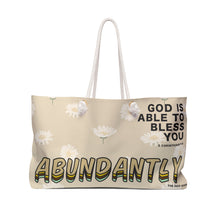 Load image into Gallery viewer, Abundance Weekender Bag